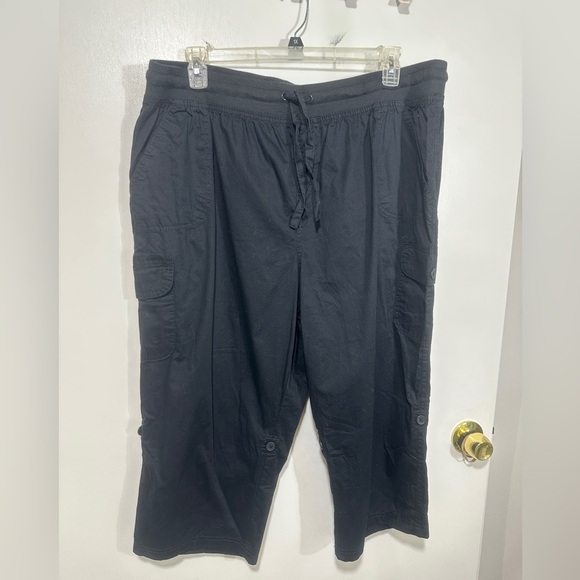Woman Within Pants - Woman Within Navy Blue Cargo Pants NWOT